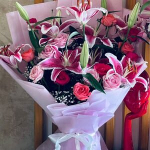 Soft Serenity Lilies